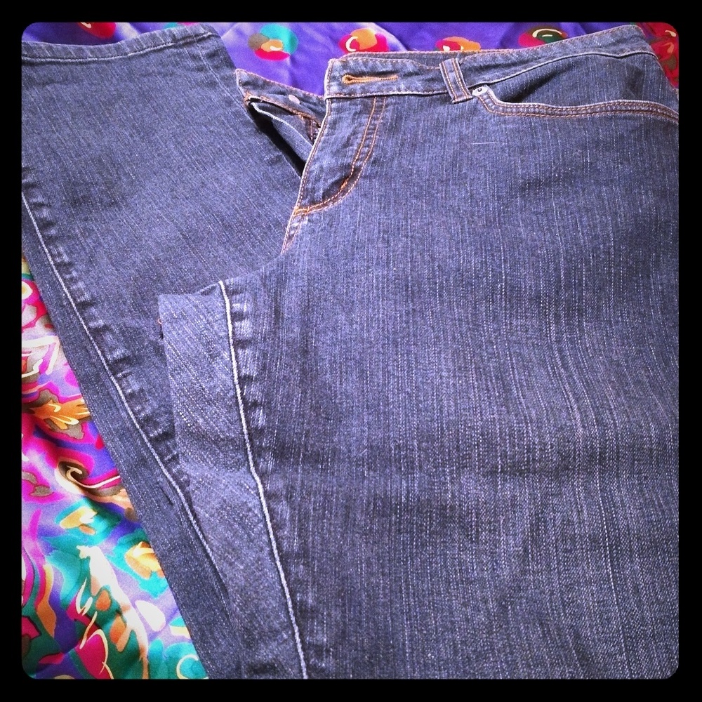 Ladies straight leg jeans